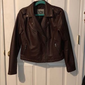 Levi Faux Leather Moto Jacket
